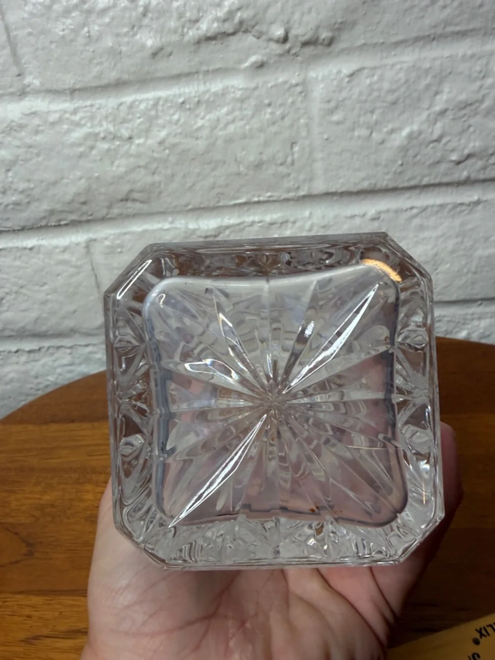 Vintage HeavyCrystal Decanter No Stopper Vase